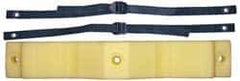 Vestil - 29-1/4" Long x 3" Wide x 4" High, Gas Cylinder Wall Bracket - Holds 2 Cylnders, Fits 4, 5, 6, 7, 8, 9, 10, 11, 12" Diameter Cylinders - Exact Tool & Supply