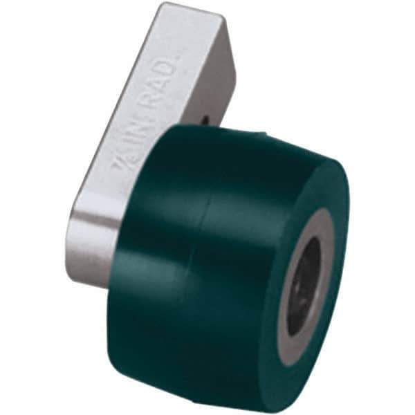 Dynabrade - 1" Wide Contact Wheel Assembly Arm - 18" Belt Length x 1" Belt Width, Flat, Urethane, 70" Contact Wheel Diam - Exact Tool & Supply