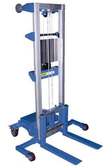 Vestil - 400 Lb Capacity, 97" Lift Height, Counter Weight Base Manually Operated Lift - Exact Tool & Supply