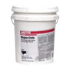 Loctite - 5 Gal Pail Gray Magnesium Phosphate Filler/Repair Caulk - 2000°F Max Operating Temp, 10 min Tack Free Dry Time, 1 to 2 hr Full Cure Time, Series 135 - Exact Tool & Supply