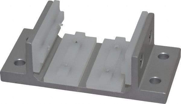 80/20 Inc. - 3.937" Wide, 1.218" High, Open Shelving Accessory/Component - Aluminum, 1-7/8" Deep, Use with Series 10 - 1020 Extrusion - Exact Tool & Supply