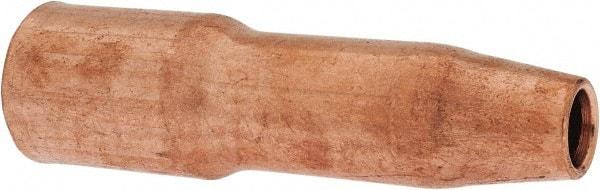 Victor - MIG Nozzle Self Insulated Welder Nozzle/Tip/Insulator - 3/8" Wire Outside Diam - Exact Tool & Supply