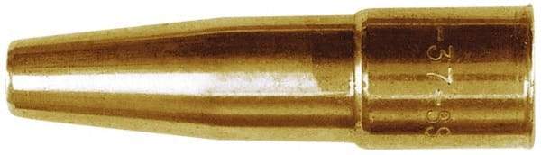 Victor - MIG Nozzle Short Stop Welder Nozzle/Tip/Insulator - 3/8" Wire Outside Diam - Exact Tool & Supply