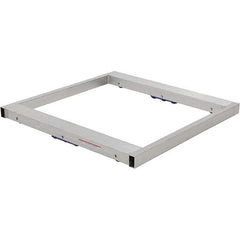 Vestil - 8,000 Lb Capacity Aluminum Pallet Dolly - 48" Long x 48" Wide x 4-1/4" High, 3" Wheels - Exact Tool & Supply