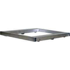 Vestil - 4,000 Lb Capacity Aluminum Pallet Dolly - 42" Long x 36" Wide x 4-1/4" High, 3" Wheels - Exact Tool & Supply