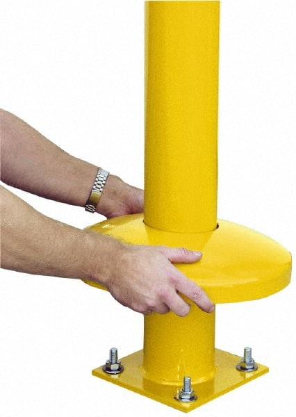 Vestil - Bollard Mounting Kits & Hardware Type: Dome Base Cover For Use With: 5-1/2" Diameter Bollards - Exact Tool & Supply