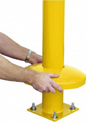 Vestil - Bollard Mounting Kits & Hardware Type: Dome Base Cover For Use With: 4-1/2" Diameter Bollards - Exact Tool & Supply
