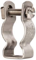 Cooper B-Line - Stainless Steel Rigid/EMT Conduit Hanger with Bolt - 1/2" EMT, 1/2" Rigid, 1/4" Rod - Exact Tool & Supply