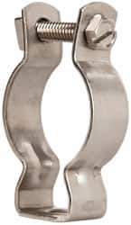 Cooper B-Line - Stainless Steel Rigid/EMT Conduit Hanger with Bolt - 1" EMT, 1" Rigid, 1/4" Rod - Exact Tool & Supply