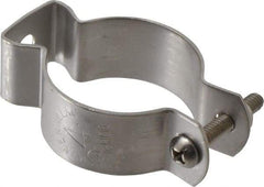 Cooper B-Line - Stainless Steel Rigid Conduit Hanger with Bolt - 1-1/2" Rigid, 5/16" Rod - Exact Tool & Supply