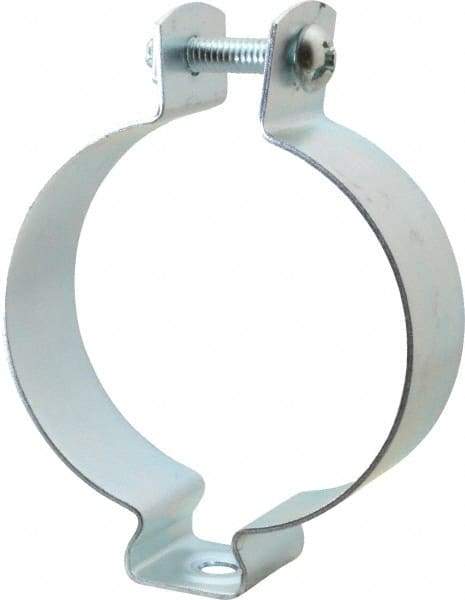 Cooper B-Line - Steel Rigid/EMT Conduit Hanger with Bolt - 3" EMT, 3" Rigid, 5/16" Rod, Zinc Plated Finish - Exact Tool & Supply