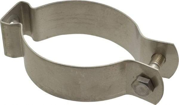 Cooper B-Line - Stainless Steel Rigid/EMT Conduit Hanger with Bolt - 4" EMT, 4" Rigid, 5/16" Rod - Exact Tool & Supply