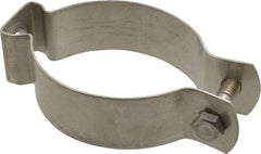 Cooper B-Line - Stainless Steel Rigid/EMT Conduit Hanger with Bolt - 4" EMT, 4" Rigid, 5/16" Rod - Exact Tool & Supply