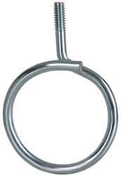Cooper B-Line - 2" Pipe, Steel Threaded Bridle Rings - Silver, Zinc Plated, 50 Lb Capacity - Exact Tool & Supply
