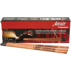 Arcair - 12" Long, 3/8" Diam, Copper Carbon Arc Gouging Electrode - Exact Tool & Supply