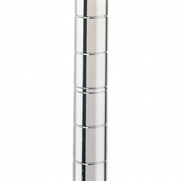 Metro - 1" Wide x 63" High x 1" Long Open Shelving Mobile Shelving Post - Exact Tool & Supply