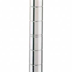 Metro - 1" Wide x 63" High x 1" Long Open Shelving Mobile Shelving Post - Exact Tool & Supply