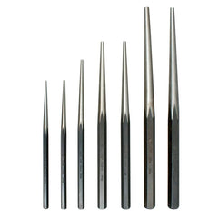 Martin Tools - Punch Sets; Punch Set Type: Long Taper ; Punch Size Range (Inch): 3/32 - Exact Tool & Supply