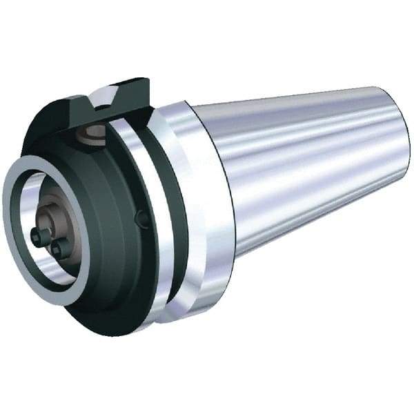Kennametal - KM40 System Size, BT50 Taper, Modular Tool Holding System Adapter - 60mm Projection, 48mm Body Diam, 161.8mm OAL, Through Coolant - Exact Tool & Supply