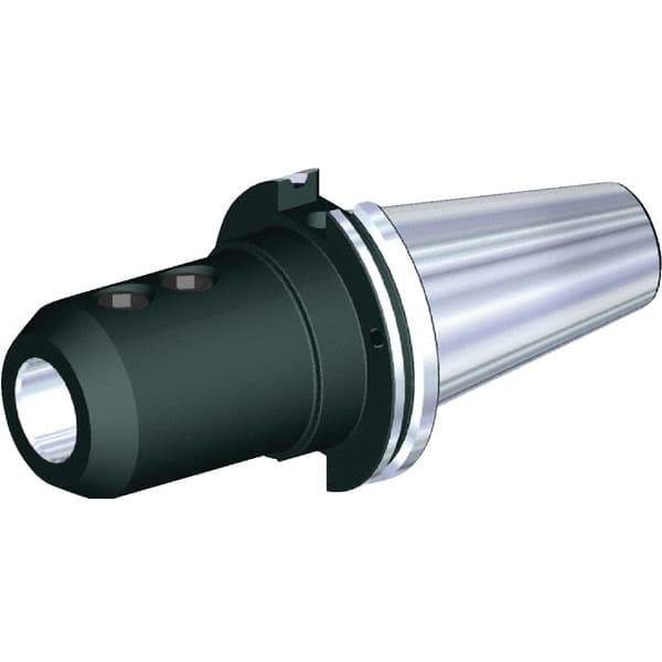 Kennametal - CVKV50 Taper Shank 3/16" Hole End Mill Holder/Adapter - 11/16" Nose Diam, 63.5mm Projection, 1-8 Drawbar, Through-Spindle & DIN Flange Coolant - Exact Tool & Supply