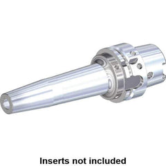 Kennametal - 8mm Hole Diam, HSK63A Taper Shank Shrink Fit Tool Holder & Adapter - 160mm Projection, 21mm Nose Diam, 26mm Clamping Depth, 25,000 RPM, Through Coolant - Exact Tool & Supply