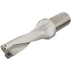 Iscar - 78mm Max Drill Depth, 3xD, 26mm Diam, Indexable Insert Drill - 2 Inserts, 32mm Shank Diam, Whistle Notch Shank - Exact Tool & Supply