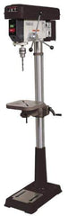 Jet - 15" Swing, Step Pulley Drill Press - 16 Speed, 3/4 hp, Single Phase - Exact Tool & Supply