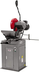 Jet - 2 Cutting Speeds, 14" Blade Diam, Cold Saw - 44 & 88 RPM Blade Speed, Floor Machine, 3 Phase, Compatible with Ferrous Material - Exact Tool & Supply