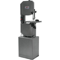 Jet - 13-1/2 Inch Throat Capacity, Step Pulley Vertical Bandsaw - 3300 (Wood), 39, 57, 78, 107, 142, 196, 278 (Metal) SFPM, 1 HP, Single Phase - Exact Tool & Supply
