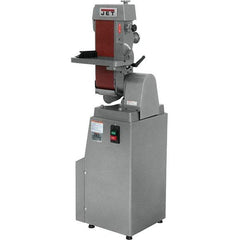 Jet - 48 Inch Long x 6 Inch Wide Horizontal and Vertical Belt Sanding Machine - 2,850 Ft./min Belt Speed, 1-1/2 Hp, Three Phase - Exact Tool & Supply