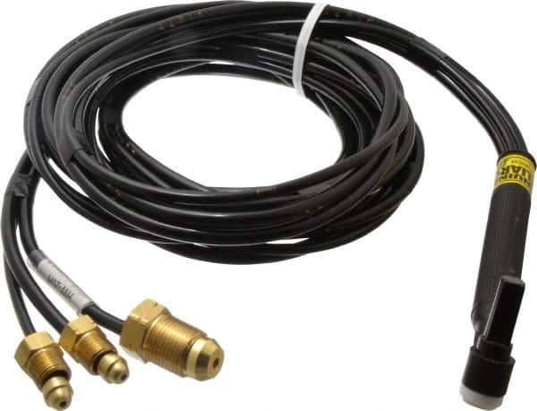 ESAB - 12-1/2 Ft. Long, 300 Amp Rating, Water Cooled TIG Welding Torch - Silicon Rubber - Exact Tool & Supply