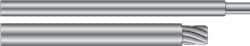 Alpha Wire - 24 AWG, 1 Strand, 305 m OAL, Tinned Copper Hook Up Wire - White PVC Jacket, 0.052" Diam - Exact Tool & Supply