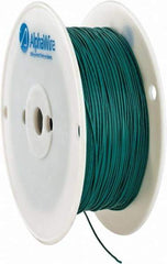 Alpha Wire - 24 AWG, 1 Strand, 305 m OAL, Tinned Copper Hook Up Wire - Green PVC Jacket, 0.052" Diam - Exact Tool & Supply