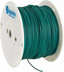 Alpha Wire - 18 AWG, 1 Strand, 305 m OAL, Tinned Copper Hook Up Wire - Green PVC Jacket, 0.072" Diam - Exact Tool & Supply