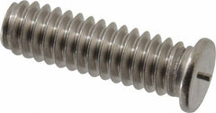 Bettermann - 1/4-20, Stainless Steel Threaded Flanged Studs - 7/8 Inch Overall Length - Exact Tool & Supply