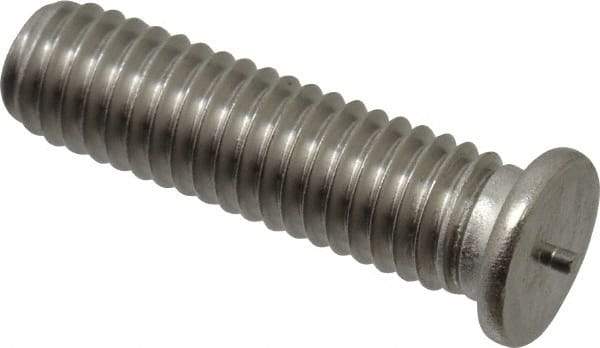 Bettermann - 10-32, Stainless Steel Threaded Flanged Studs - 3/4 Inch Overall Length - Exact Tool & Supply