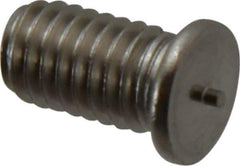 Bettermann - 10-32, Stainless Steel Threaded Flanged Studs - 3/8 Inch Overall Length - Exact Tool & Supply