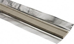 ESAB - 36 Packaging Feet per Box, 1 Inch Long, Grooved Ceramic Weld Backing - 1 Inch Wide x 1/4 Inch Thick - Exact Tool & Supply