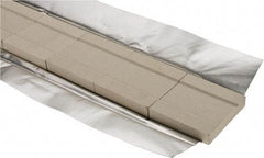 ESAB - 16 Packaging Feet per Box, 2 Inch Long, Grooved Ceramic Weld Backing - 2 Inch Wide x 3/8 Inch Thick - Exact Tool & Supply