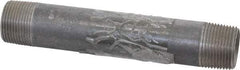 B&K Mueller - Schedule 40, 1" Diam x 7" Long Steel Black Pipe Nipple - Threaded - Exact Tool & Supply