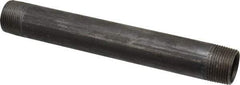 B&K Mueller - Schedule 40, 1" Diam x 9" Long Steel Black Pipe Nipple - Threaded - Exact Tool & Supply