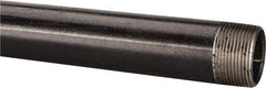 B&K Mueller - Schedule 40, 1-1/4" Diam x 72" Long Steel Black Pipe Nipple - Threaded - Exact Tool & Supply