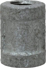 B&K Mueller - Class 150, 1/8" Galvanized Pipe Coupling (Right Hand) - Threaded, Malleable Iron - Exact Tool & Supply