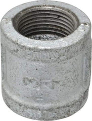 B&K Mueller - Class 150, 3/4" Galvanized Pipe Coupling (Right Hand) - Threaded, Malleable Iron - Exact Tool & Supply