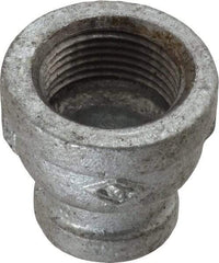 B&K Mueller - Class 150, 3/4 x 3/8" Galvanized Pipe Reducing Coupling - Threaded, Malleable Iron - Exact Tool & Supply