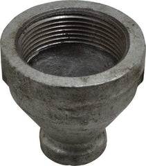 B&K Mueller - Class 150, 1-1/2 x 1/2" Galvanized Pipe Reducing Coupling - Threaded, Malleable Iron - Exact Tool & Supply