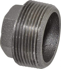 B&K Mueller - Size 1-1/2 x 1/2", Class 150, Malleable Iron Black Pipe Hex Bushing - 150 psi, Threaded End Connection - Exact Tool & Supply