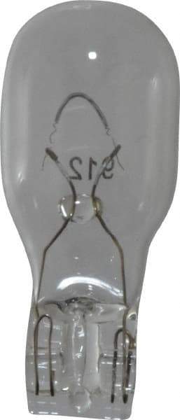 Value Collection - 12 Volt, High Mount Stop Automotive Miniature Lamp - 12.8 Watt, Clear - Exact Tool & Supply