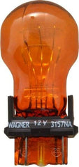 Value Collection - 12 Volt, Park & Signal Automotive Miniature Lamp - 26.88/8.26 Watt, Amber - Exact Tool & Supply