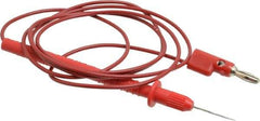 Pomona - Red Electrical Test Equipment Probe - Use with Digital Multimeters - Exact Tool & Supply